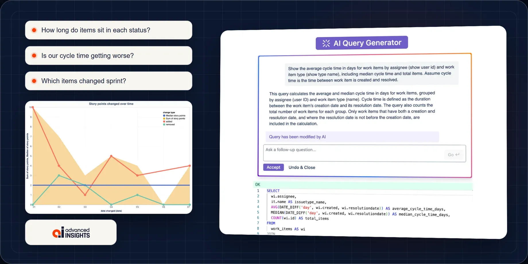 Advanced Reports preview